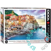 EuroGraphics 1000 db-os puzzle - Manarola, Cinque-Terre, Italy (6000-0786)
