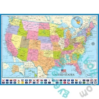 EuroGraphics 1000 db-os puzzle - Map of the USA - (6000-0788)