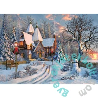 EuroGraphics 1000 db-os puzzle - Christmas Cottage, Dominic Davison (6000-0790)
