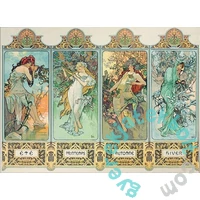 EuroGraphics 1000 db-os puzzle - The Four Seasons, Mucha (6000-0824)