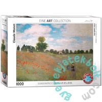 EuroGraphics 1000 db-os puzzle - The Poppy Field, Monet (6000-0826)