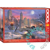 EuroGraphics 1000 db-os puzzle - Christmas Eve in New York, Dominic Davison (6000-0915)