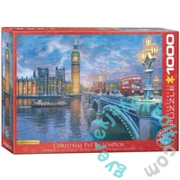 EuroGraphics 1000 db-os puzzle - Christmas Eve in London, Dominic Davison (6000-0916)