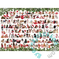EuroGraphics 1000 db-os puzzle - Holiday Dogs (6000-0939)
