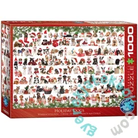 EuroGraphics 1000 db-os puzzle - Holiday Dogs (6000-0939)