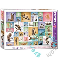 EuroGraphics 1000 db-os puzzle - Yoga Cats (6000-0953)