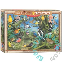 EuroGraphics 1000 db-os puzzle - Garden Birds, John Francis (6000-0967)