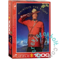 EuroGraphics 1000 db-os puzzle - RCMP Maintain the Right (6000-0972)