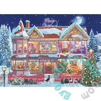 EuroGraphics 1000 db-os puzzle - Getting Ready for Christmas, Steve Crisp (6000-0973)