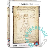 EuroGraphics 1000 db-os puzzle - Leonardo Da Vinci - Vitruvius Man (6000-5098)
