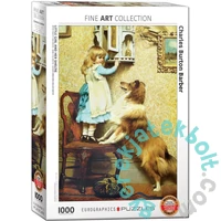 EuroGraphics 1000 db-os puzzle - Little Girl and Her Sheltie, Barber (6000-5330)