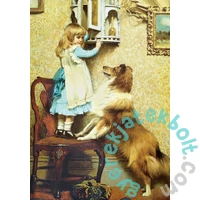 EuroGraphics 1000 db-os puzzle - Little Girl and Her Sheltie, Barber (6000-5330)