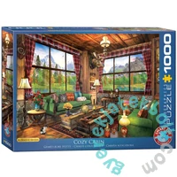 EuroGraphics 1000 db-os puzzle - Cozy Cabin, Dominic Davison (6000-5377)