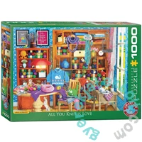 EuroGraphics 1000 db-os puzzle - All you Knit is Love, Paul Normand (6000-5405)