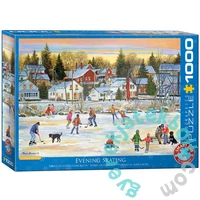 EuroGraphics 1000 db-os puzzle - Evening Skating, Bourque (6000-5439)