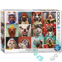 EuroGraphics 1000 db-os puzzle - Funny Dogs, Lucia Heffernan (6000-5523)