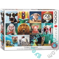EuroGraphics 1000 db-os puzzle - Funny Animals, Lucia Heffernan (6000-5524)
