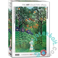 EuroGraphics 1000 db-os puzzle - Woman in an Exotic Forest by Henri Rousseau - Fine Art Collection (6000-5608)