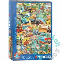 EuroGraphics 1000 db-os puzzle - Vintage Travel Collage (6000-5628)