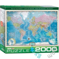 EuroGraphics 2000 db-os puzzle - Map of the World (8220-0557)