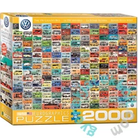 EuroGraphics 2000 db-os puzzle - The VW Groovy Bus (8220-0783)