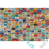 EuroGraphics 2000 db-os puzzle - The VW Groovy Bus (8220-0783)