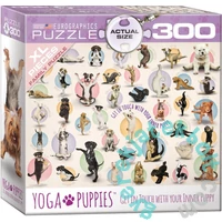 EuroGraphics 300 db-os XL puzzle - Yoga Puppies (8300-0992)