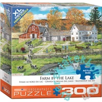 EuroGraphics 300 db-os XL puzzle - Farm by the Lake (8300-5382)