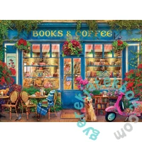 EuroGraphics 1000 db-os puzzle - Books and Coffee (6000-5869)
