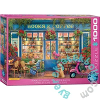 EuroGraphics 1000 db-os puzzle - Books and Coffee (6000-5869)