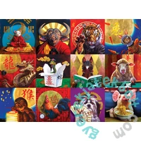 Eurographics 1000 db-os puzzle - Chinese Calendar (6000-5694)