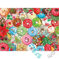 EuroGraphics 1000 db-os puzzle fém dobozban - Christmas Donuts (8051-5660)