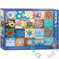 EuroGraphics 1000 db-os puzzle - Hanukkah - Star of David (6000-6104)