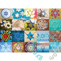 EuroGraphics 1000 db-os puzzle - Hanukkah - Star of David (6000-6104)