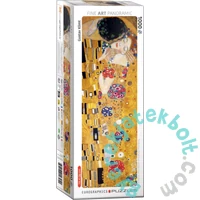 EuroGraphics 1000 db-os Panoráma puzzle - The Kiss by Gustav Klimt (6010-2305)