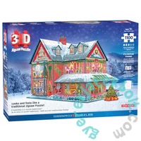 EuroGraphics 1100 db-os 3D puzzle - Christmas House (9910-5817)