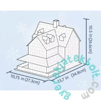 EuroGraphics 1100 db-os 3D puzzle - Christmas House (9910-5817)
