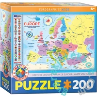 EuroGraphics 200 db-os puzzle - Map of Europe (6200-5374)