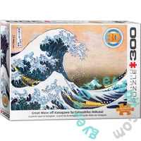 EuroGraphics 300 db-os 3D Lenticular puzzle - Kanagawa von Hokusai (6331-1545)