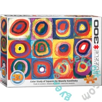 EuroGraphics 300 db-os 3D Lenticular puzzle - Farbstudie Quadrate von Wassily Kandinsky (6331-1323)