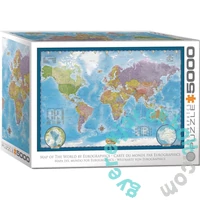 EuroGraphics 5000 db-os puzzle - Map of the World (8520-5890)