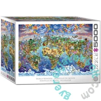 EuroGraphics 5000 db-os puzzle - World Wonders (8520-5880)
