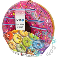 EuroGraphics 550 db-os puzzle fém dobozban - Donut Rainbow (8551-5782)