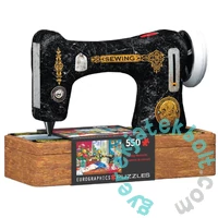 EuroGraphics 550 db-os puzzle fém dobozban - Sewing Machine Tin (8551-5861)