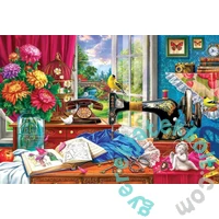 EuroGraphics 550 db-os puzzle fém dobozban - Sewing Machine Tin (8551-5861)