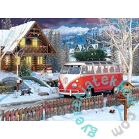 EuroGraphics 550 db-os puzzle - VW - Christmas Bus fém dobozban (8551-5664)
