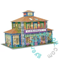 EuroGraphics 1389 db-os 3D puzzle - Bookstore (9910-6046)