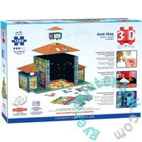 EuroGraphics 1389 db-os 3D puzzle - Bookstore (9910-6046)