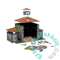 EuroGraphics 1389 db-os 3D puzzle - Bookstore (9910-6046)