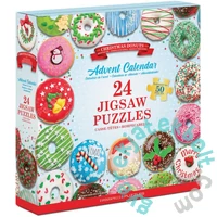 EuroGraphics Adventi kalendárium puzzle - Christmas Donuts - 24 x 50 db (9924-5806)
